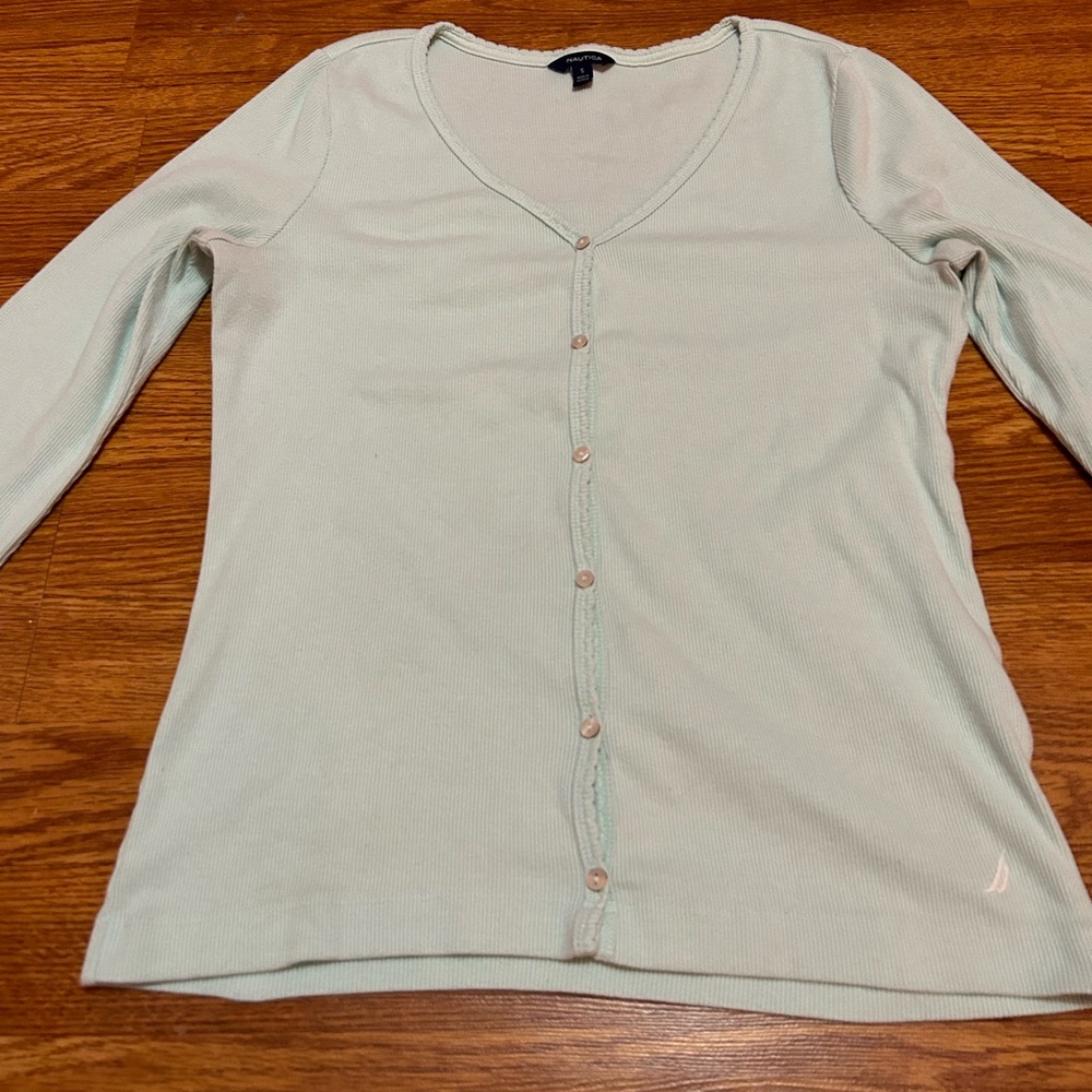 NAUTICA v neck cardigan